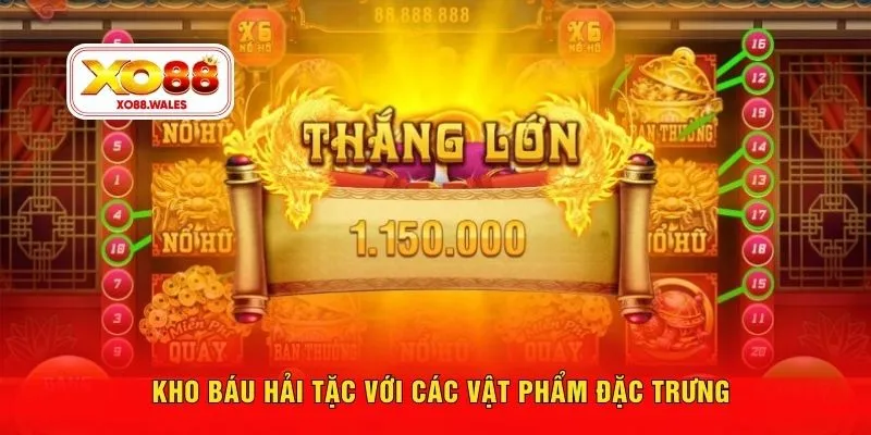 Kho Báu Hải Tặc với các vật phẩm đặc trưng