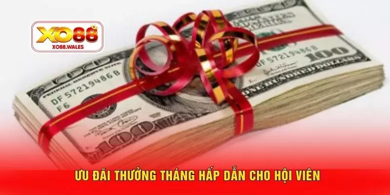 Ưu đãi thưởng tháng hấp dẫn cho hội viên